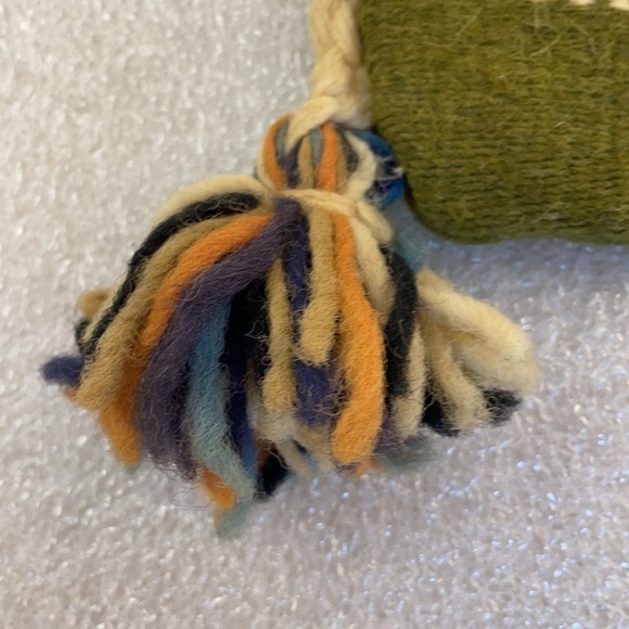 Greek motif tan pattern travel crossbody two small totes boho festival lot of 2 - Picture 11 of 13